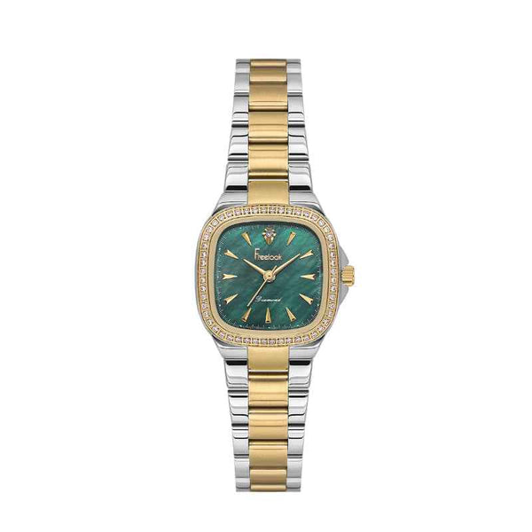 Freelook Lumiere Women Stainless Steel Silver and Gold Watch FL4100135