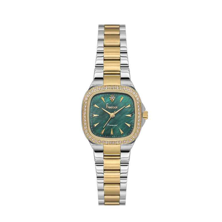 Freelook Lumiere Women Stainless Steel Silver and Gold Watch FL4100135