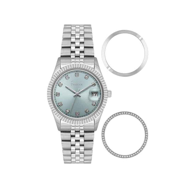 Freelook Jolie Women Stainless Steel Silver Watch FL4100152