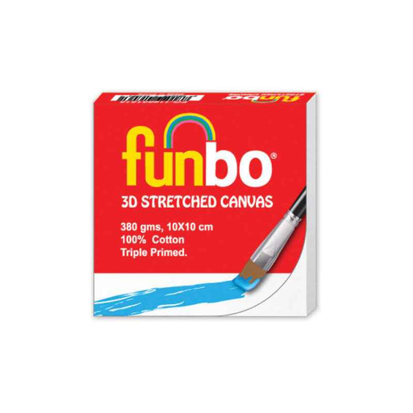 Funbo Stretched 3D canvas 380g, 10X10 cm