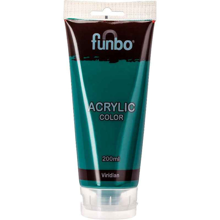 Funbo Acrylic Tube 200ml 67 Viridian FO-AC-200-067