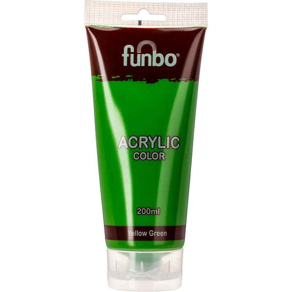Funbo Acrylic Tube 200ml 78 Yellow Green FO-AC-200-078