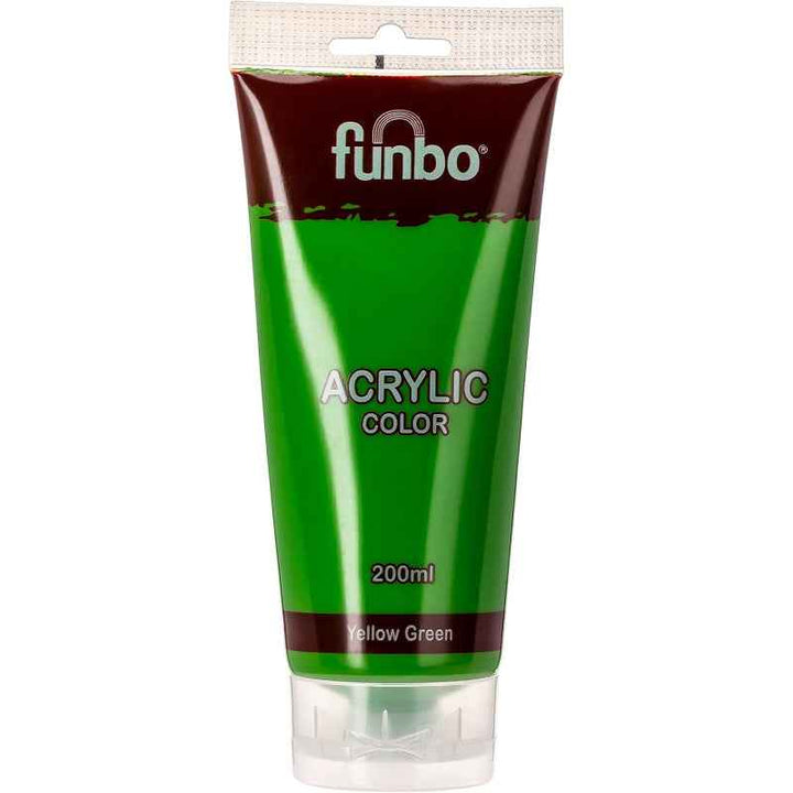 Funbo Acrylic Tube 200ml 78 Yellow Green FO-AC-200-078