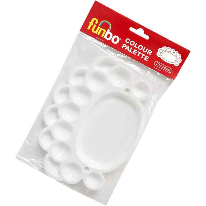 Funbo Pallet Plastic Oval 21 X 14cms