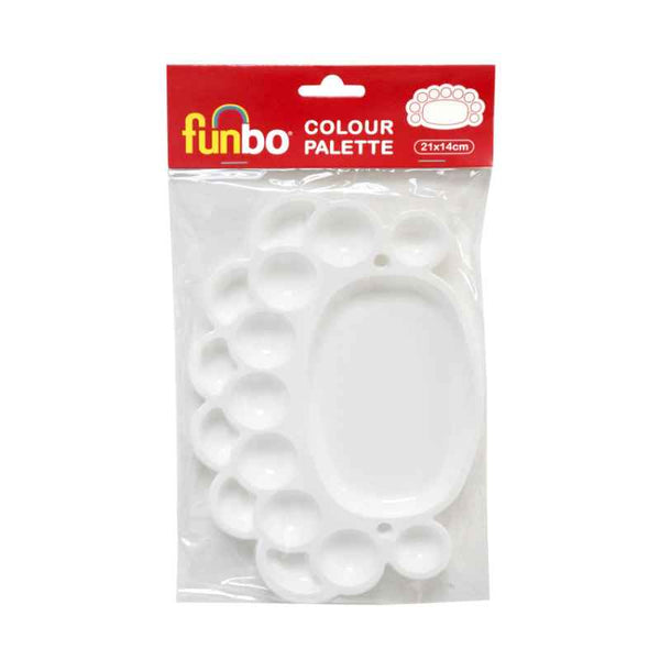 Funbo Pallet Plastic Oval 21 X 14cms
