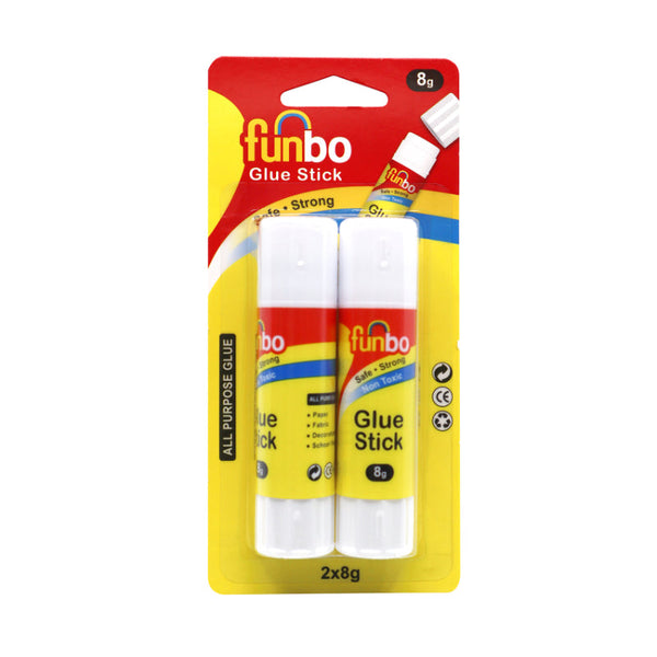 Funbo Glue Stick 8g, 2 pcs Set