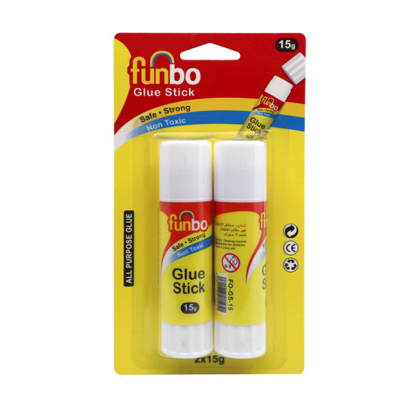 Funbo Glue Stick 15g, 2 pcs Set