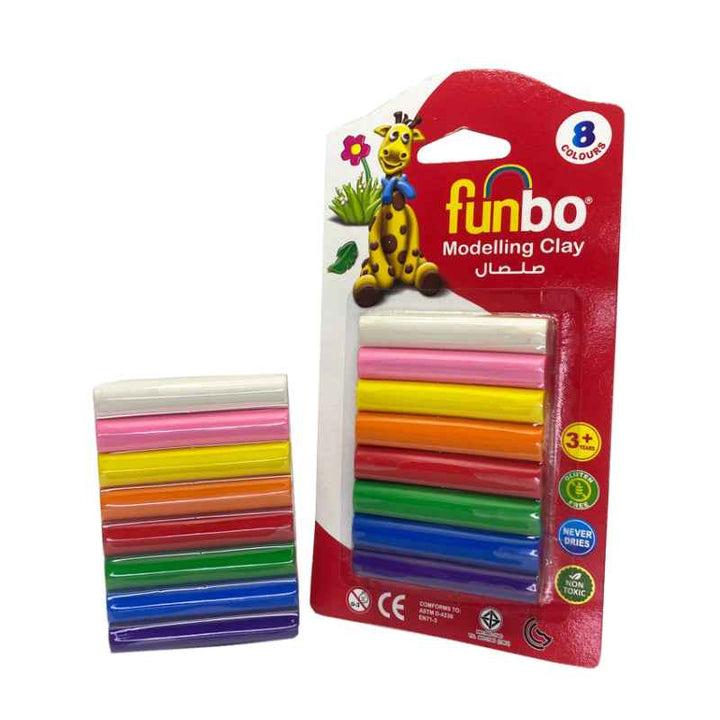 Funbo Modelling Clay 100g 8 Colors