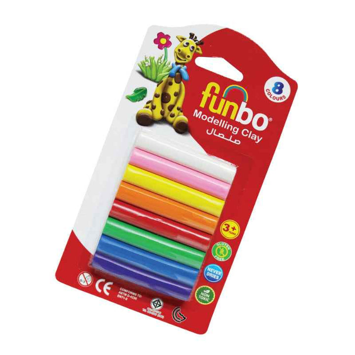 Funbo Modelling Clay 100g 8 Colors