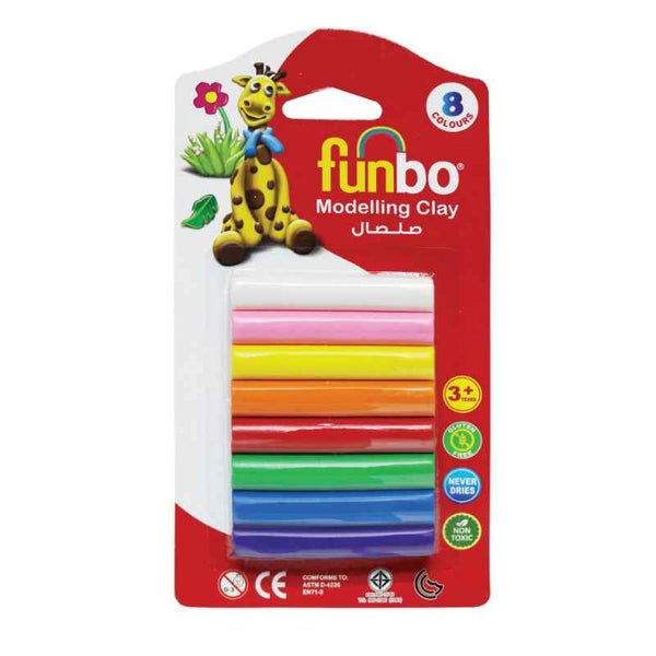 Funbo Modelling Clay 100g 8 Colors