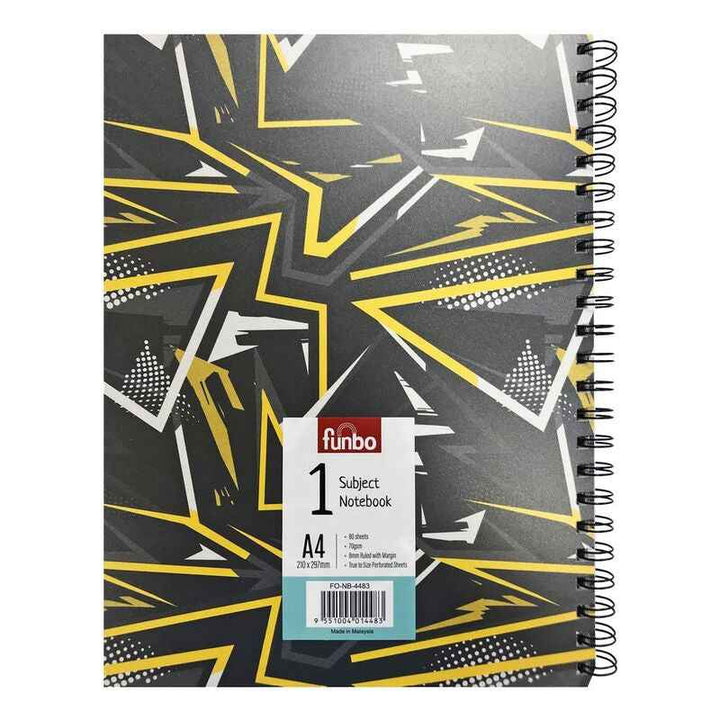 Funbo NB-1 Sub A4 Notebook 80 Sheets PP 70G - Inspire FO-NB-4483