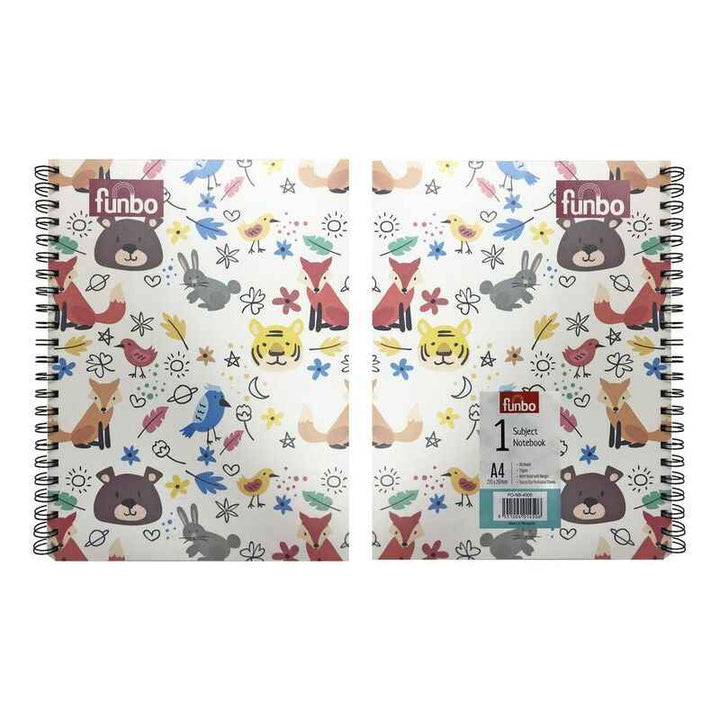 Funbo NB-1 Sub A4 Notebook 80 Sheets PP 70G - Furry Tales FO-NB-4506