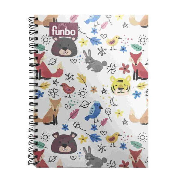 Funbo NB-1 Sub A4 Notebook 80 Sheets PP 70G - Furry Tales FO-NB-4506