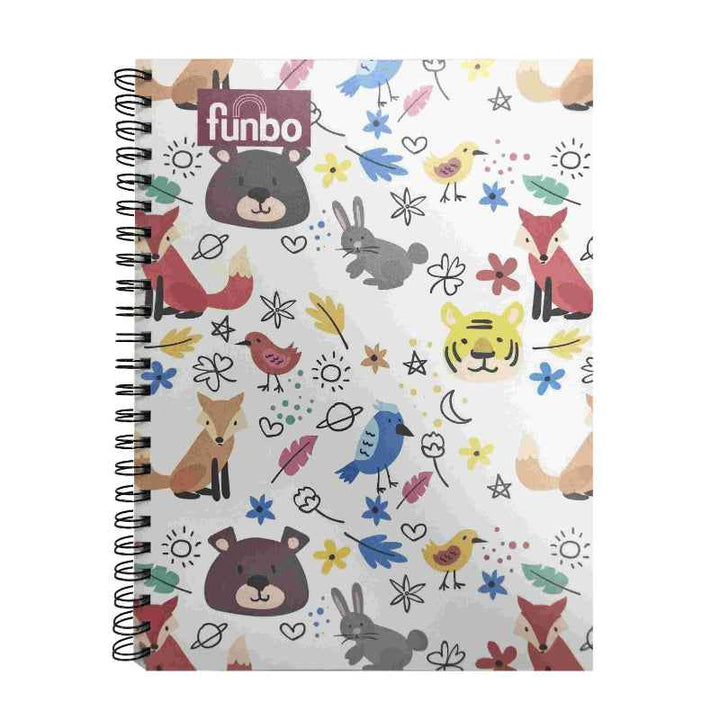 Funbo NB-1 Sub A4 Notebook 80 Sheets PP 70G - Furry Tales FO-NB-4506
