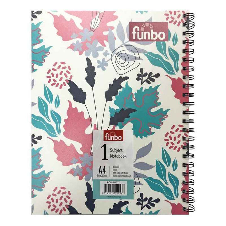 Funbo NB-1 Sub A4 Notebook 80 Sheets PP 70G - Autumn FO-NB-4537