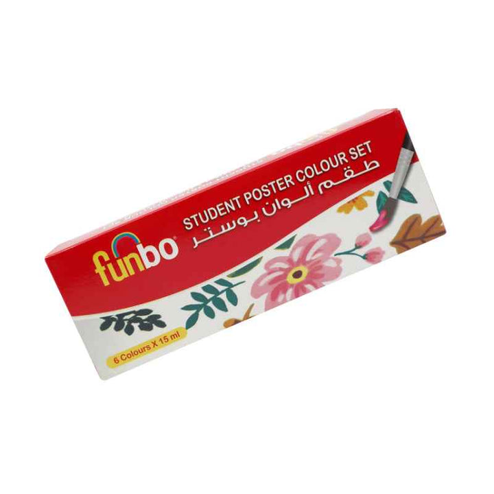 Funbo Poster Color Set of 6 Colors x 15ml