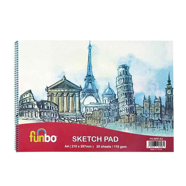 Funbo Sketch Pad A3 110 GSM, 20 sheets FO-SKP-A3