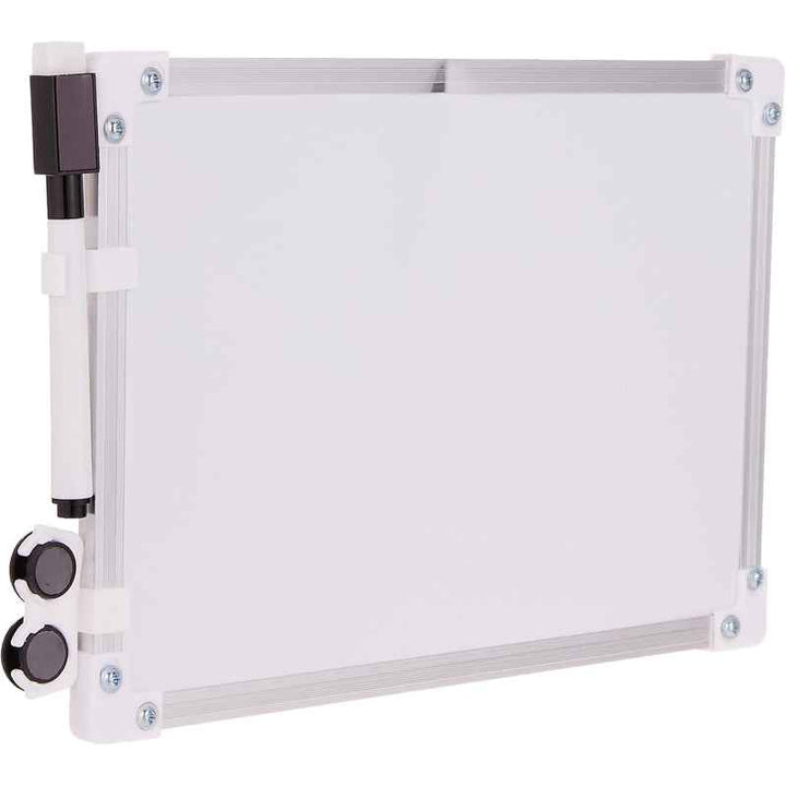 Funbo White Board Double Sided Magnetic aluminium Frame B5 with Marker FO-WB-AF-DS-B5