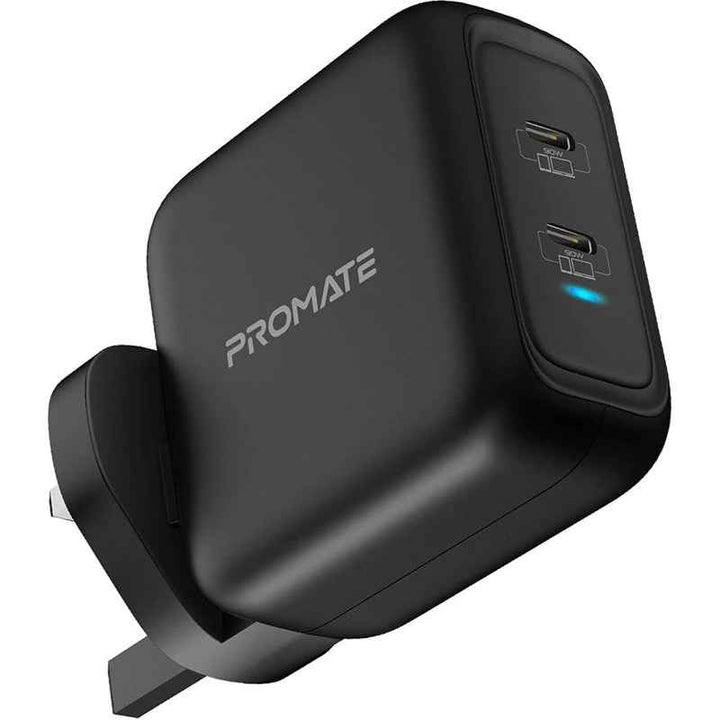 Promate GaNPort-90PD Charging Adapter 90W Power Delivery GANPORT-90PD