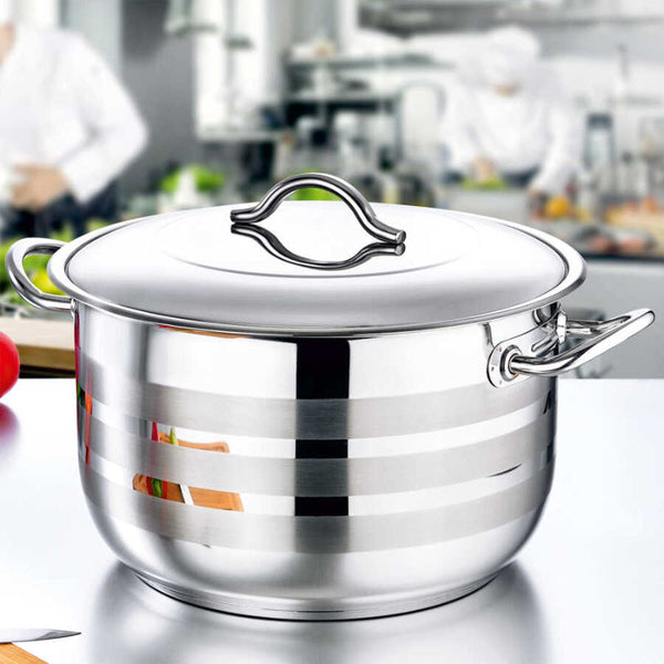 OMS Casserole Stainless Steel 2005 Silver 36 cm