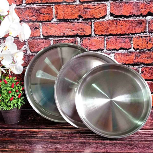 OMS Tray Stainless Steel 4006 Silver 3 pcs Set