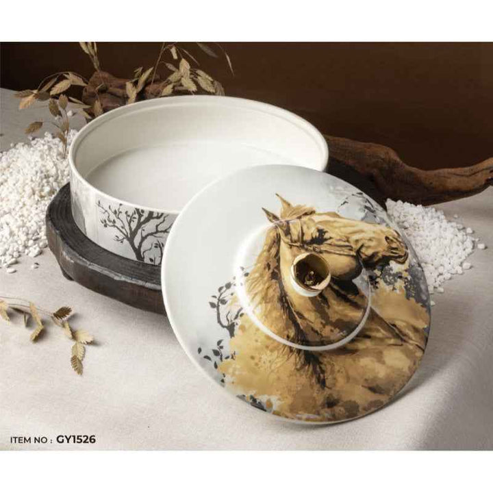 Otantik Large Date Bowl from Samra Gold 60x250 mm GY1526