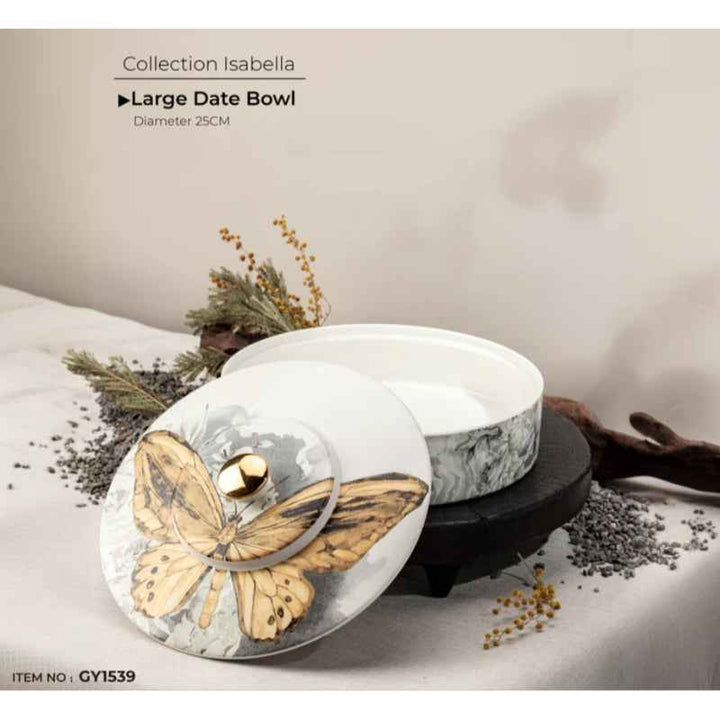 Otantik Large Date Bowl from Isabella Gold 60x250 mm GY1539