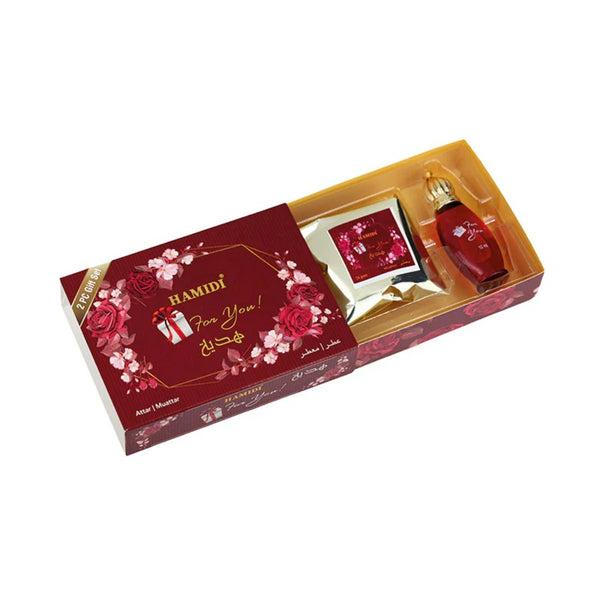 Hamidi Gift For You Muttar 24 gram and Attar 10 ml 2pcs Gift Set