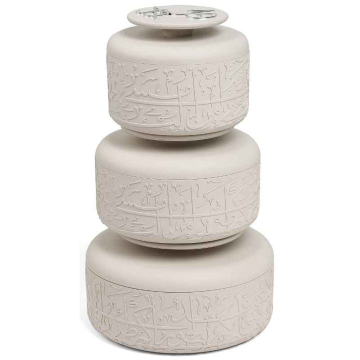 Otantik Hotpot Set from Jiwar Beige 2.5, 3.5, 5 liter HJ1306