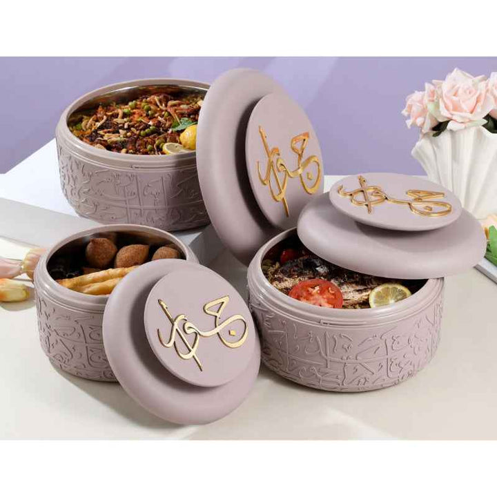 Otantik Hotpot Set from Jiwar Purple 2.5, 3.5, 5 liter HJ1308