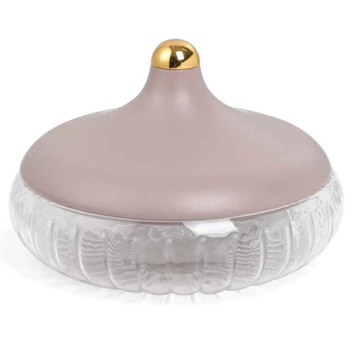 Otantik Medium Glass Date Bowl from Jiwar Purple 24 cm HJ1314