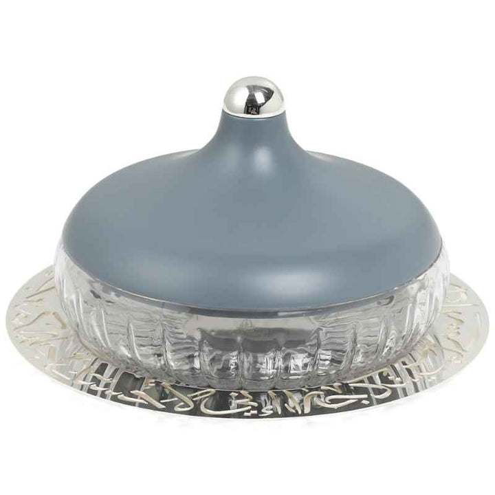 Otantik Medium Glass Date Bowl from Jiwar Blue 24 cm HJ1315
