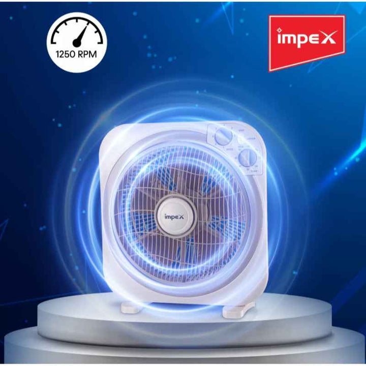 Impex 12 Inch Electronic Box Fan 50W BF 7512