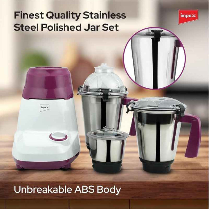 Impex 3 in 1 Mixer Grinder 1.5 Liter 750W IMBL318A
