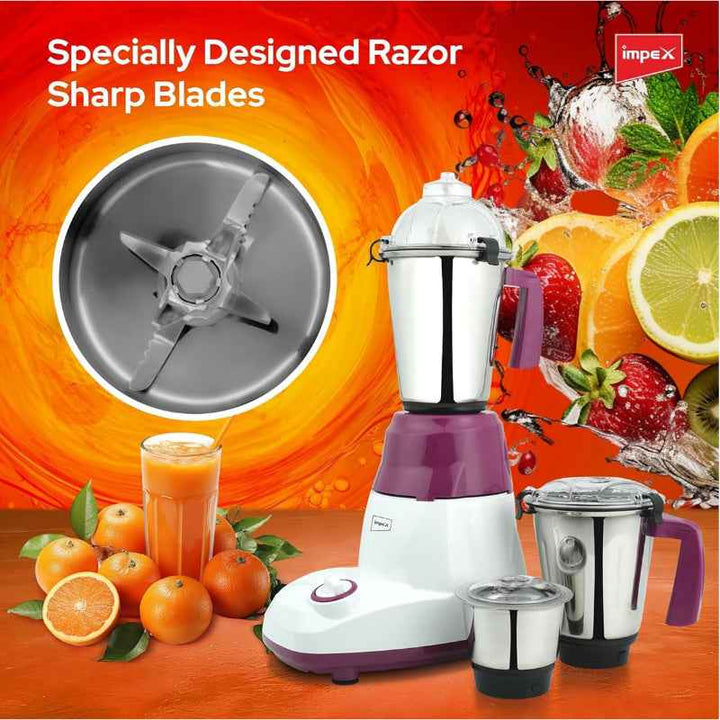 Impex 3 in 1 Mixer Grinder 1.5 Liter 750W IMBL318A