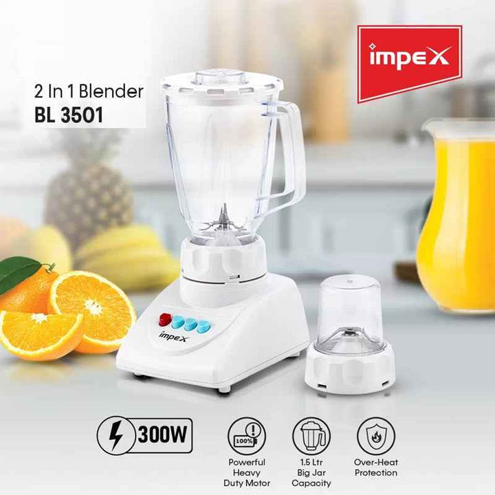 Impex 2in1 Electric Blender 300W 1.5 Liter IMBL3501