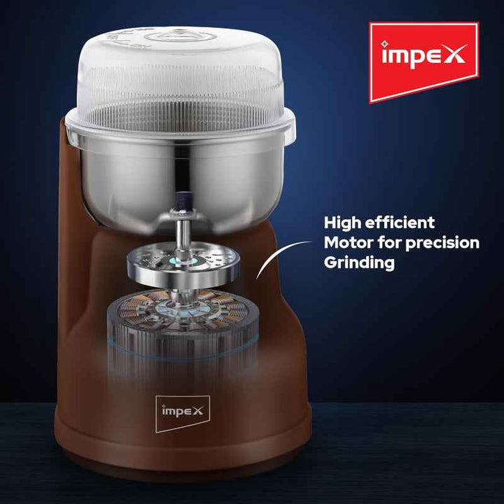 Impex Coffee Grinder 200W Brown IMCG3401