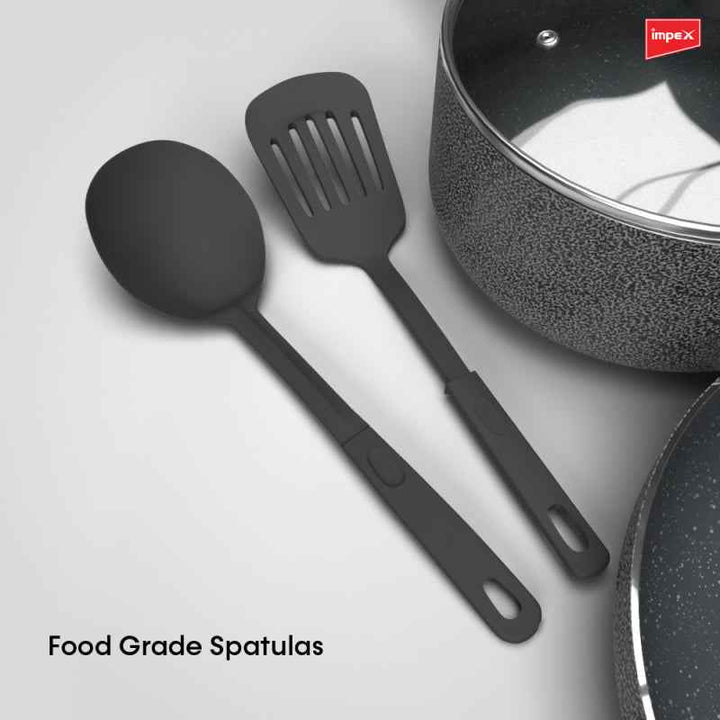 Impex Cookware Set Granite 7 pcs IMNCB7104