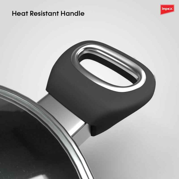 Impex Cookware Set Granite 7 pcs IMNCB7104