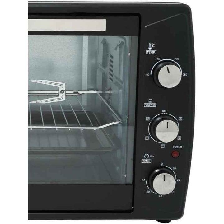 Impex Electric Oven 2200W 63 Litre Black IMOV2903