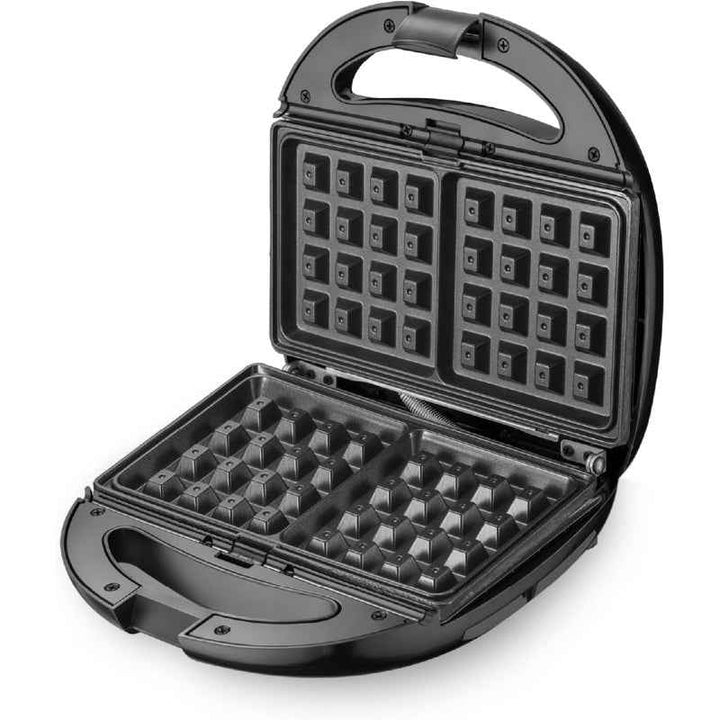 Impex 3in1 Sandwich Maker Grill 2 Slice 850W Black IMSW3605