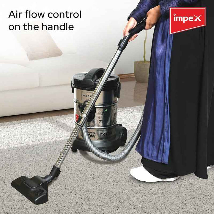 Impex Vacuum Cleaner 21 Liter 2200W Silver IMVC4708