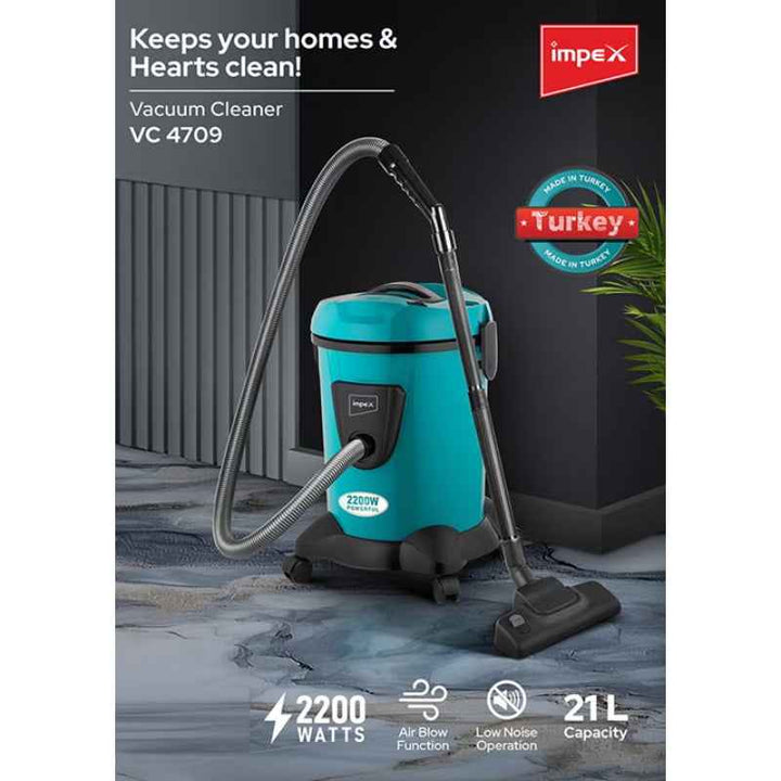 Impex Vacuum Cleaner Dry 21 Liter 2200W IMVC4709