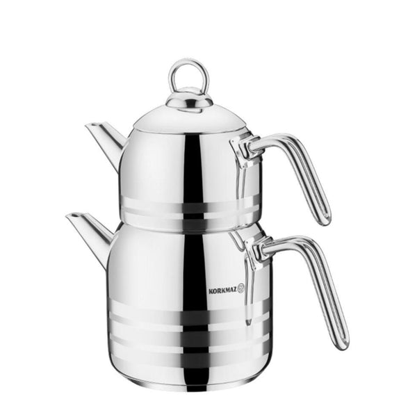 Korkmaz Tea Pot Mega 3.0 Liter/ 1.3 Liter