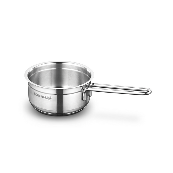 Korkmaz Saucepan Stainless Steel Alfa 14cm/ 1 Liter KOR1015