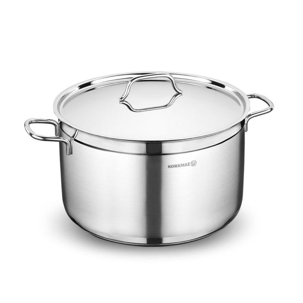 Korkmaz Casserole Stainless Steel Alfa 28cm/ 8.5 Liter