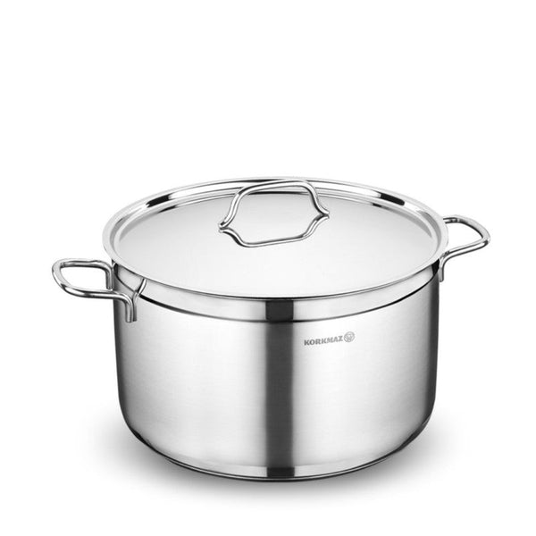 Korkmaz Casserole Stainless Steel Alfa 30cm/ 11 Liter