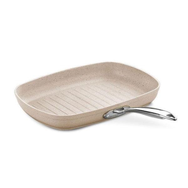 Korkmaz Grill Frypan Granite Rectangle Beige 35cm/ 3.2 Liter