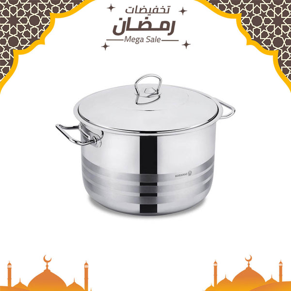 Korkmaz Casserole Stainless Steel Mega 45cm/ 45 Liter KOR1950