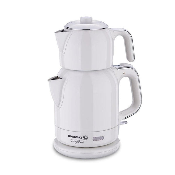 Korkmaz Tea Pot Set Electric Caytema 1.7 Liter 1600 W